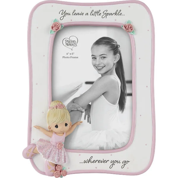 Precious Moments Ballerina Dancer Photo Frame You Leave A Little Sparkle Wherever You Go Musical