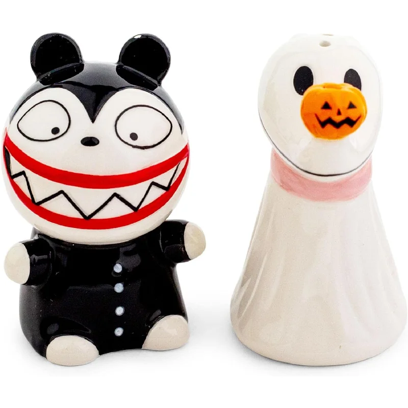 Disney The Nightmare Before Christmas Zero and Teddy Salt and Pepper Shaker Set