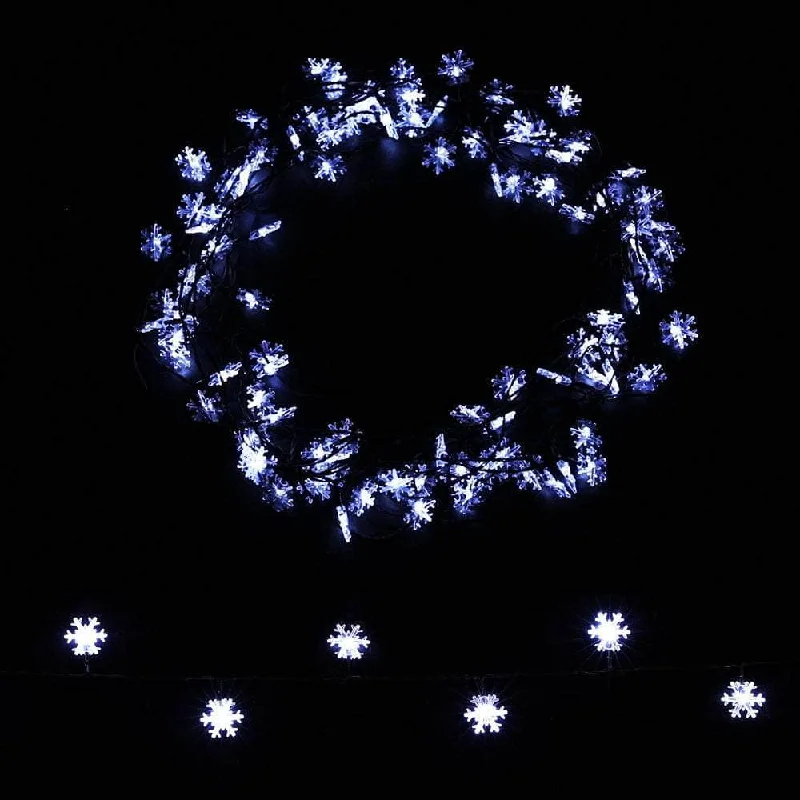 Snowy Elegance: 100 LED 10M Christmas String Lights for Winter Décor