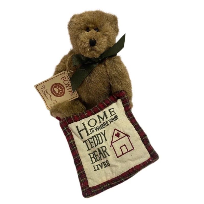 Boyds Bears The Head Bean Collection Thinkin' of Ya Series Teddy bear NWT!