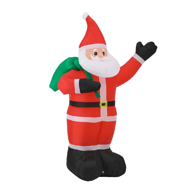 Christmas Santa Claus Inflatable with LED Lights