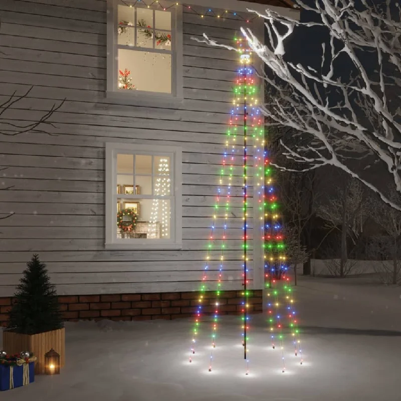 Christmas Tree with Spike Colourful 310 LEDs 300 cm