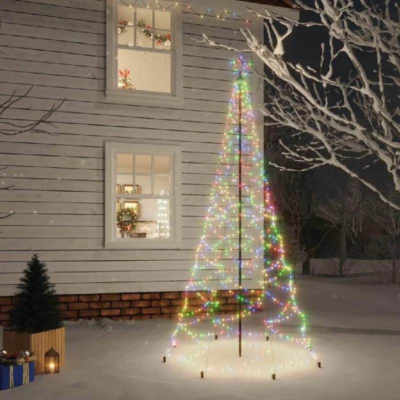 Christmas Tree with Spike Colourful 500 LEDs 300 cm