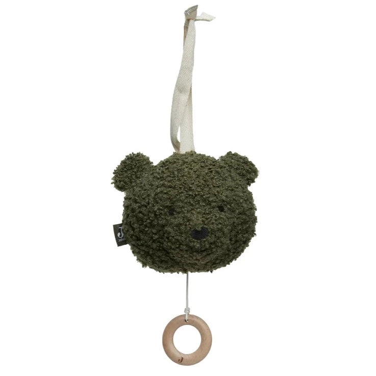 Jollein Musical Hanger - Teddy Bear - Leaf Green