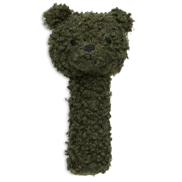 Jollein Rattle - Teddy Bear - Leaf Green