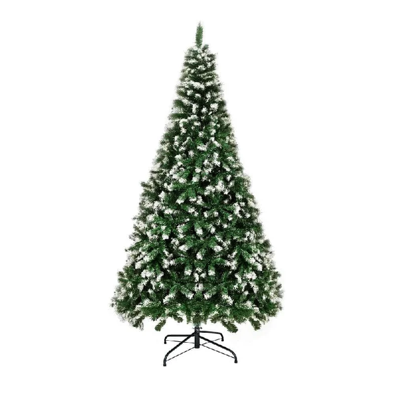 Christmas Tree Xmas Trees Snowy Decorations Green