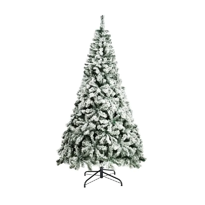 Christmas Tree Xmas Trees Decorations White Snow Flocked